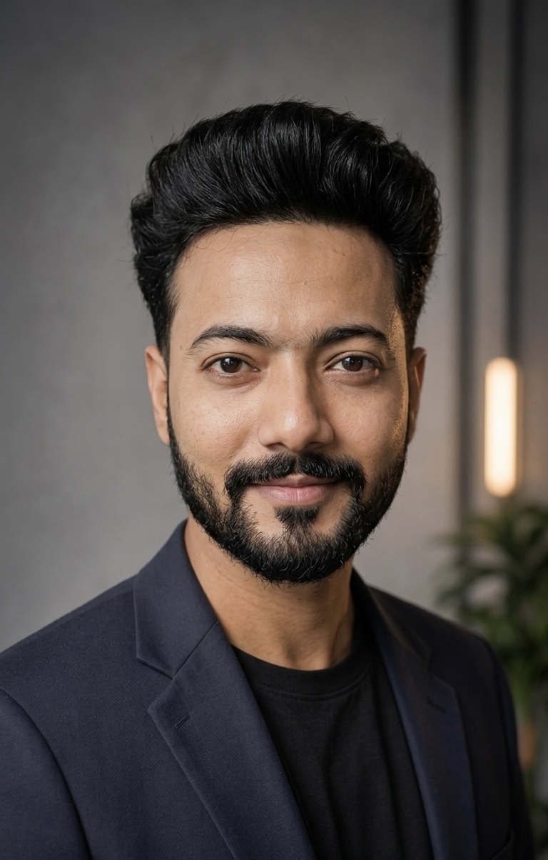 Portrait of Unravler co-founder Ajay Singh.